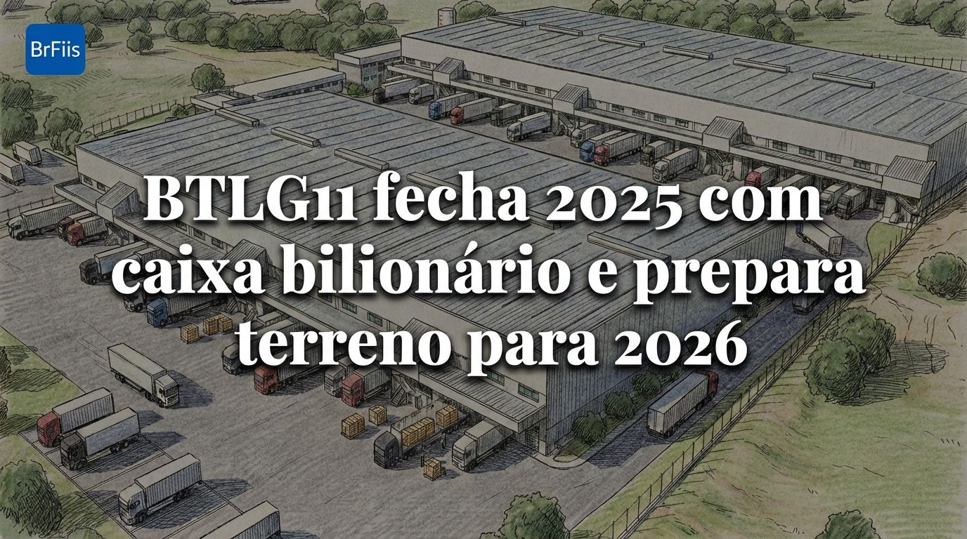 BTLG11 fecha 2025 com caixa bilionário e prepara terreno para 2026