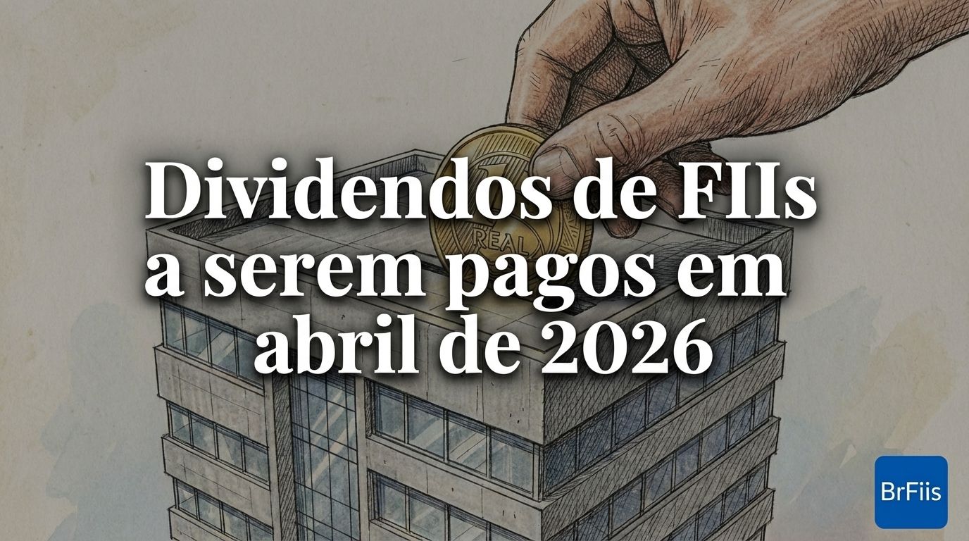 Dividendos de FIIs a serem pagos em abril de 2026