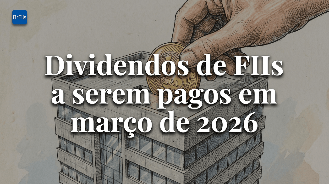 Dividendos de FIIs a serem pagos em março de 2026
