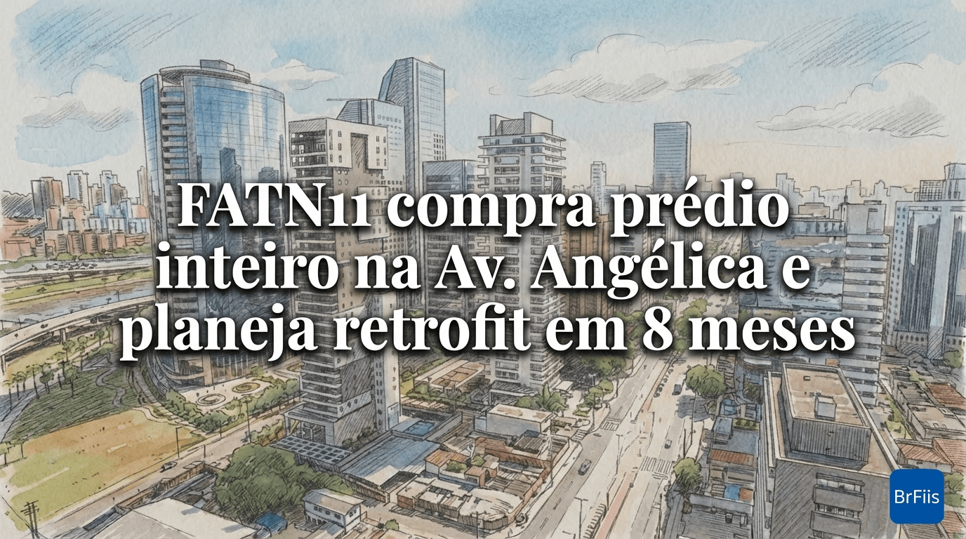 FATN11 compra prédio inteiro na Av. Angélica e planeja retrofit em 8 meses