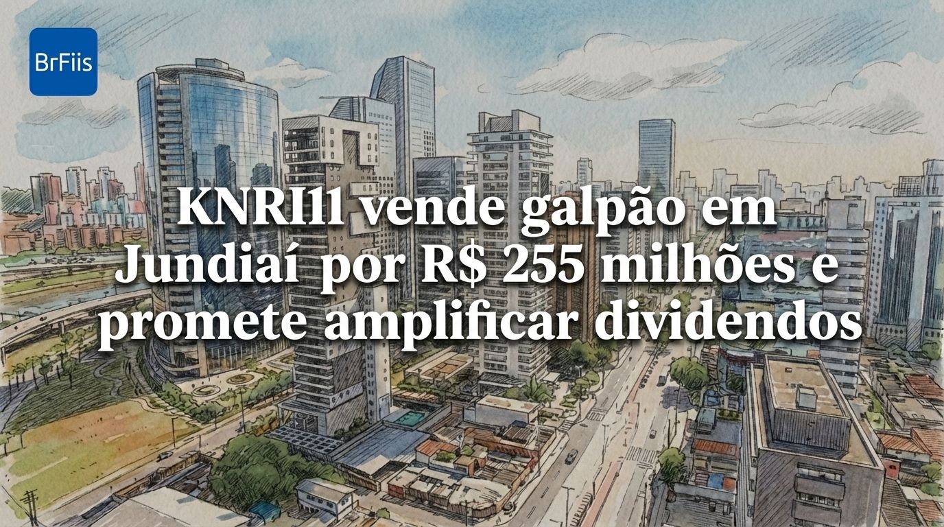 KNRI11 vende galpão em Jundiaí por R$ 255 milhões e promete amplificar dividendos