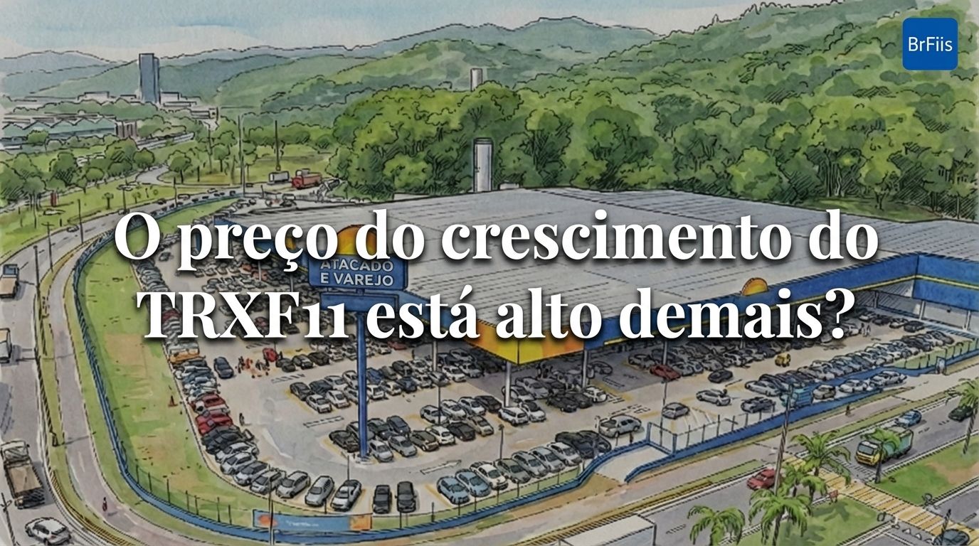 O preço do crescimento do TRXF11 está alto demais?