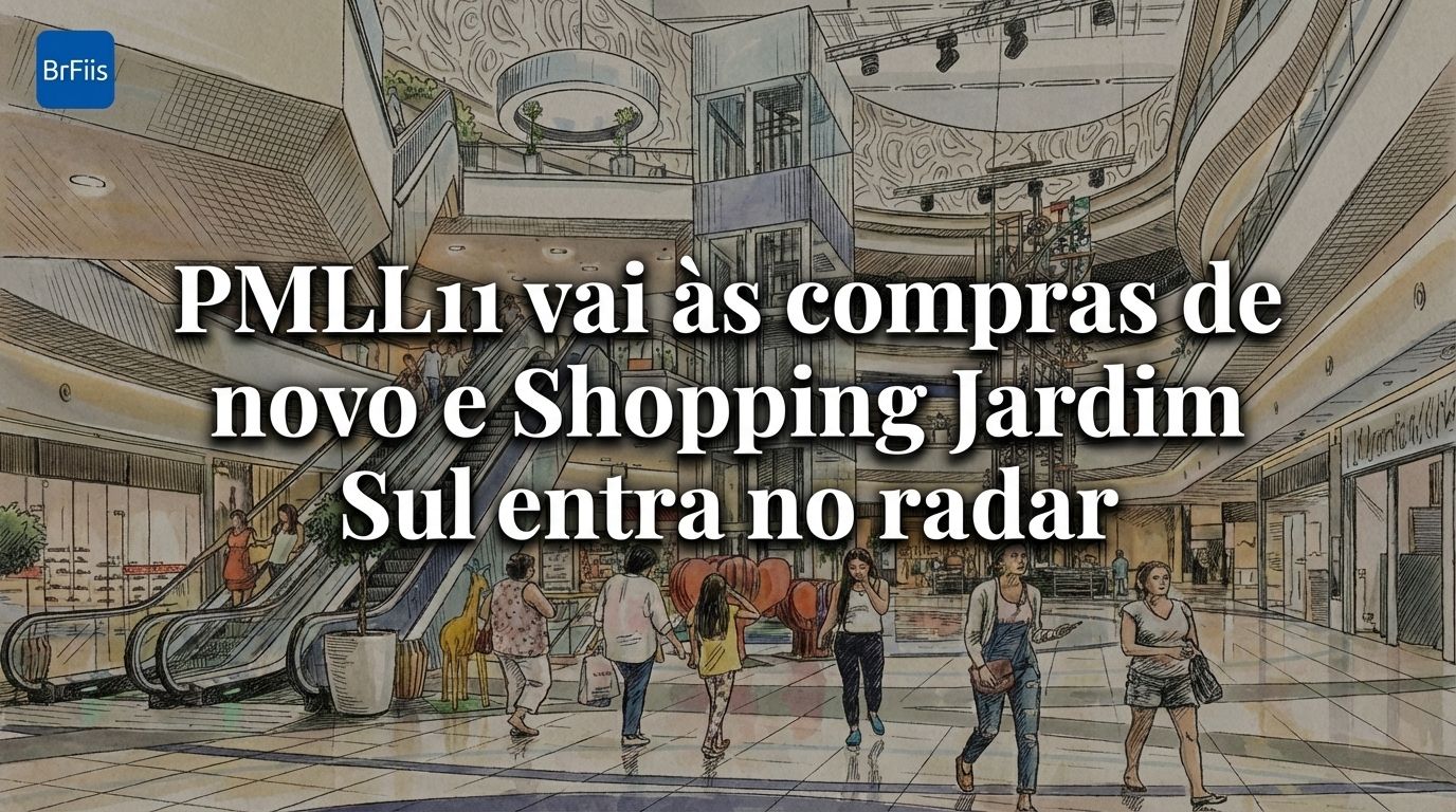 PMLL11 vai às compras de novo e Shopping Jardim Sul entra no radar