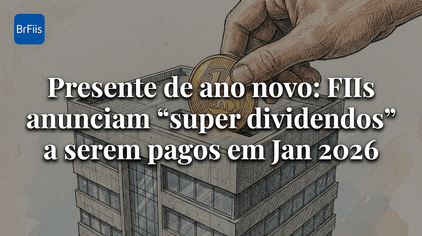 Presente de ano novo: FIIs anunciam "super dividendos" a serem pagos em Jan 2026