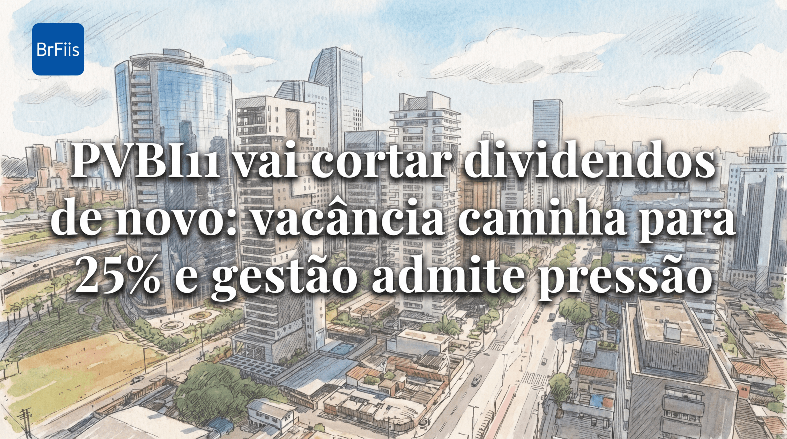 PVBI11 vai cortar dividendos de novo: vacância caminha para 25% e gestão admite pressão