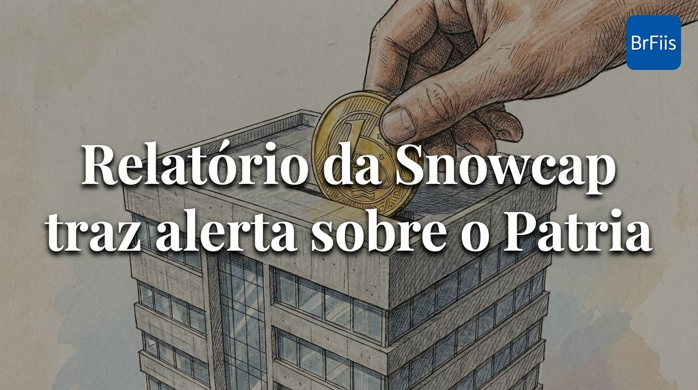 Relatório da Snowcap traz alerta sobre o Patria
