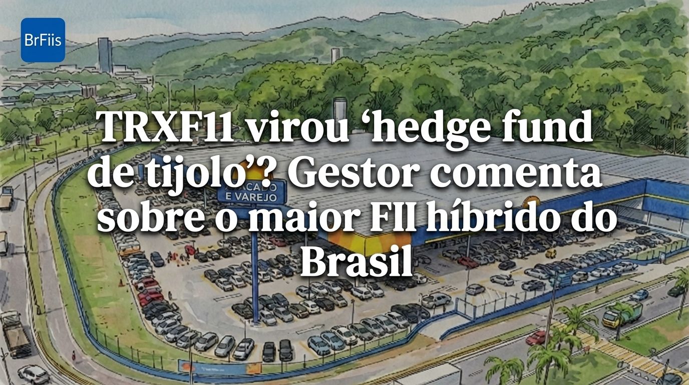TRXF11 virou "hedge fund de tijolo"? Gestor comenta sobre o maior FII híbrido do Brasil