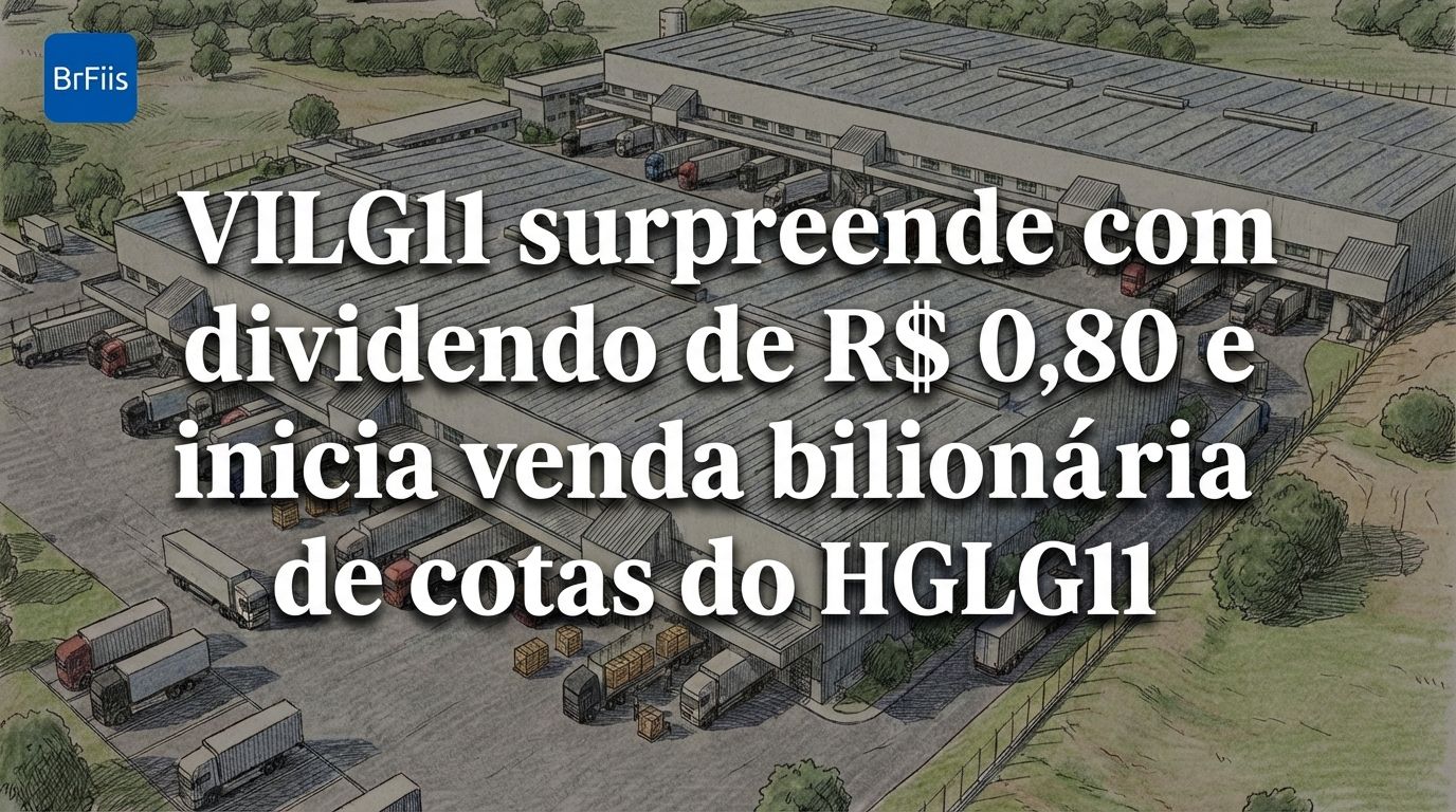 VILG11 surpreende com dividendo de R$ 0,80 e inicia venda bilionária de cotas do HGLG11