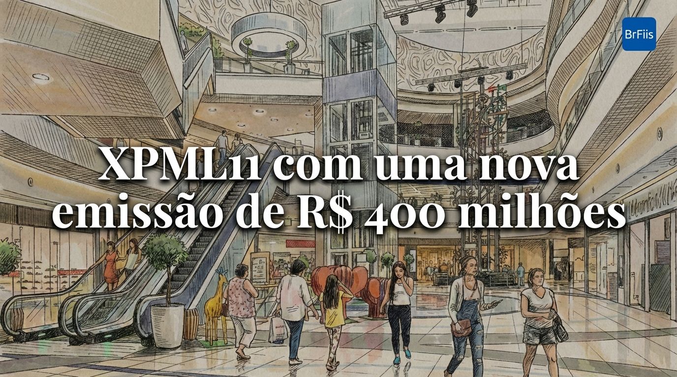 XPML11 com uma nova emissão de R$ 400 milhões
